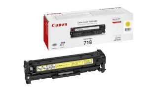 CRG-718 Yellow (2659B002) oryginalny toner Canon, 2900 str. (Canon i-SENSYS LBP7200Cdn, LBP7210Cdn, LBP7660Cdn, LBP7680Cx, MF728Cdw, MF729Cx, MF8330CDN, MF8340Cdn, MF8350CDN, MF8360Cdn, MF8380Cdw)
