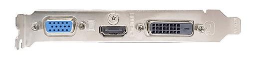 GeForce PCI-E GT710 Gigabyte 2GB DDR5 BOX [GV-N710D5-2GIL] (VGA, DVI, HDMI) (rdzeń 954MHz, pamięć 5010MHz, 64-bit)
