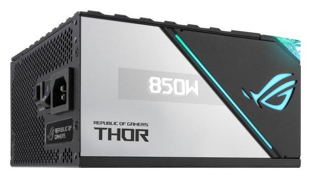 Asus ROG THOR (850W) Platinum II (1x135mm) 80plus Platinum (CPU 2x4+4) (PCI-E 1x16) (6xMolex, 10xSATA)