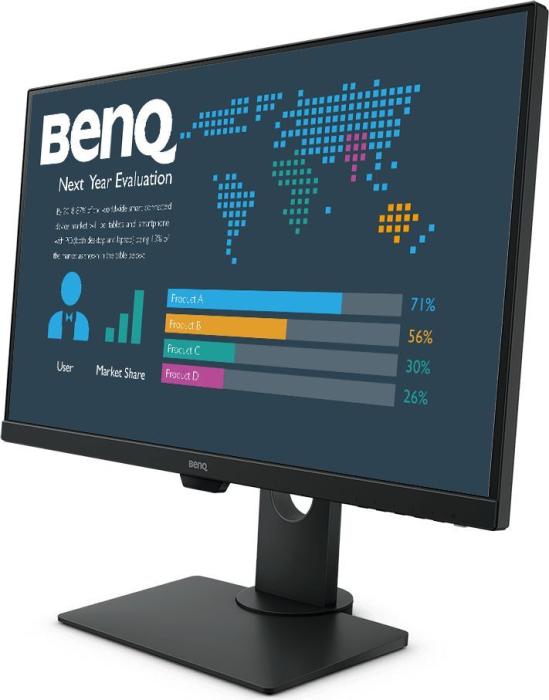 27’’ Benq BL2780T (IPS LED, 1920x1080, 250, 178/178, 5ms, 100% sRGB, 60Hz) (VGA, HDMI 1.4, DP 1.2) pivot, głośniki, czarny