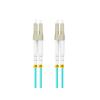 Lanberg patchcord światłowód MM LC/UPC-LC/UPC DUPLEX 3mm OM3 50/125 LSZH niebieski (5m) [FO-LULU-MD31-0050-TQ]