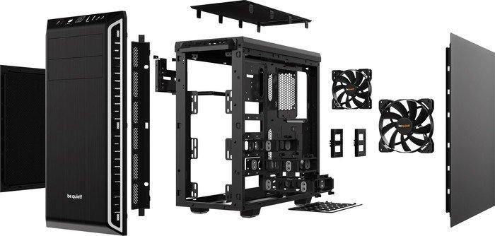 be quiet! Pure Base 600 Black ATX Midi (metal) (2xUSB 3.2 Gen1) (2x2.5, 6x2.5(konwertowalne z 3 zatok 3.5), 3x3.5) [BG021]