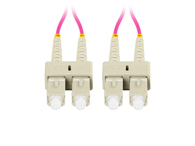 Lanberg patchcord światłowód MM SC/UPC-SC/UPC DUPLEX 3mm OM4 50/125 LSZH fioletowy (5m) [FO-SUSU-MD41-0050-VT]