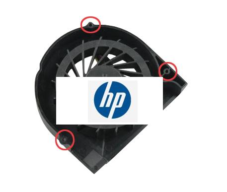 Wentylator do notebooka HP COMPAQ G50, G60, G70, CQ50, CQ60, CQ70 - 3PIN, 3 ŚRUBKI