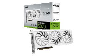 GeForce RTX5070 Asus 12GB GDDR7 Prime OC White [PRIME-RTX5070-O12G-WHITE] (2xHDMI 2.1b, 3xDP 2.1b) (192-bit, PCIe 5.0)