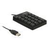 Delock klawiatura numeryczna USB 19 klawiszy (przewodowa) [12481]