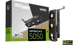 GeForce RTX5050 Zotac 8GB GDDR6 LP [ZT-B50500L-10L] (1xHDMI 2.1b, 2xDP 2.1b) (128-bit, PCIe 5.0)