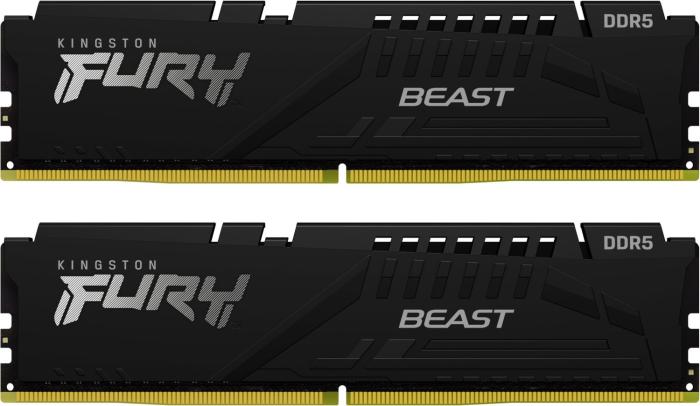 DDR5 32GB (2x16GB) 5600 MHz Kingston Fury Beast Black EXPO AMD, XMP 3.0 CL36 36-38-38 1.25V [KF556C36BBEK2-32]