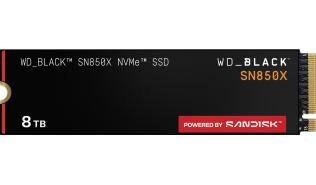 WD Black SN850X 8TB SSD M.2 2280 PCIe Gen4x4 NVMe TLC (7200/6600 MB/s) [WDS800T2X0E]