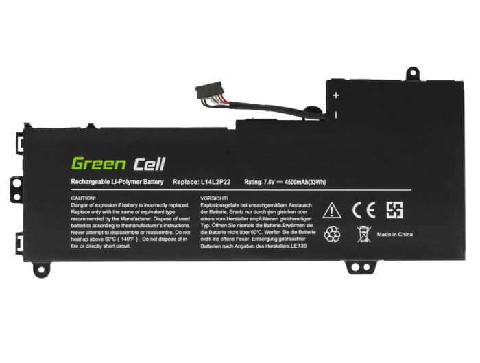 Green Cell bateria L14L2P22 L14M2P24 L14S2P22 do Lenovo E31-70 E31-80 U31-70 IdeaPad 500s-13ISK 510s-13IKB 510s-13ISK [LE136]