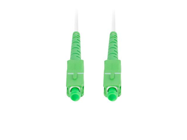 Lanberg patchcord światłowód SM SC/APC-SC/APC SIMPLEX 3mm LSZH G657B3 biały (35m) [FO-SASA-SS31-0350-WH]