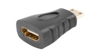 Lanberg adapter HDMI-F (F) / HDMI-C (M) mini [AD-0037-BK]