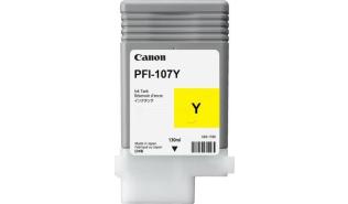 PFI-107Y (6708B001) - oryginalny atrament (yellow) (Canon imagePROGRAF iPF670, iPF670 MFP L24, iPF670 MFP L24e, iPF670 MFP L24ei, iPF680, iPF685, iPF770, iPF770 MFP L36, iPF770 MFP L36e)