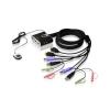 Przełącznik Aten KVM 2/1 CS692-B (HDMI, USB)