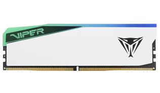 DDR5 16GB 6000 MHz Patriot Viper Elite 5 RGB White AMD EXPO, XMP 3.0 CL30 30-40-40-76 1.35V [PVER516G60C30W]