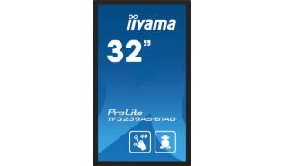 (32) 31.5 Iiyama ProLite TF3239AS-B1AG (IPS LED, 1920x1080, 500, 8ms, 60Hz) (2xHDMI, DP 1.2, 2xUSB 2.0, Audio) czarny, głośniki