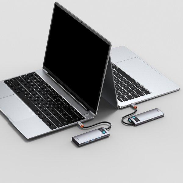 Baseus CAHUB-CX0G USB-C (3xUSB 3.0, 1xUSB-C PD 100W, HDMI 4K)