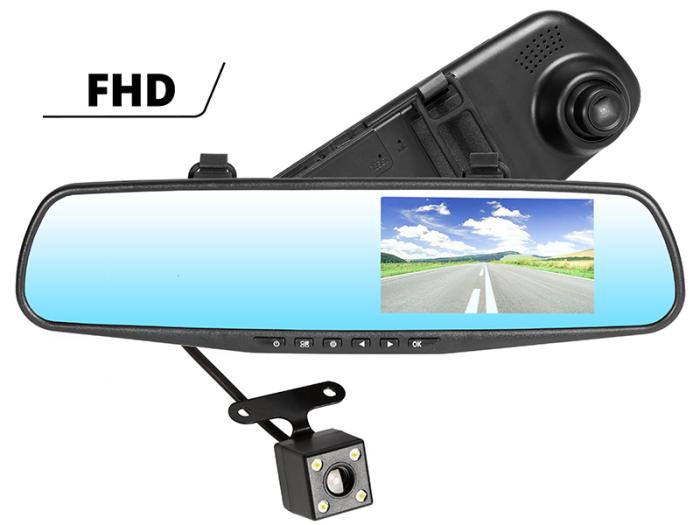 Wideorejestrator Tracer MobiMirror FHD V2 PRO (kamera cofania)
