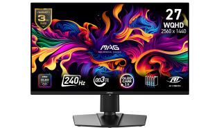 (27) MSI MAG 274QP QD-OLED X24 (QD-OLED, 2560x1440, 200, 0.03ms, 148%sRGB, 240Hz) (2xHDMI 2.1, 1xDP1.4a) pivot, czarny