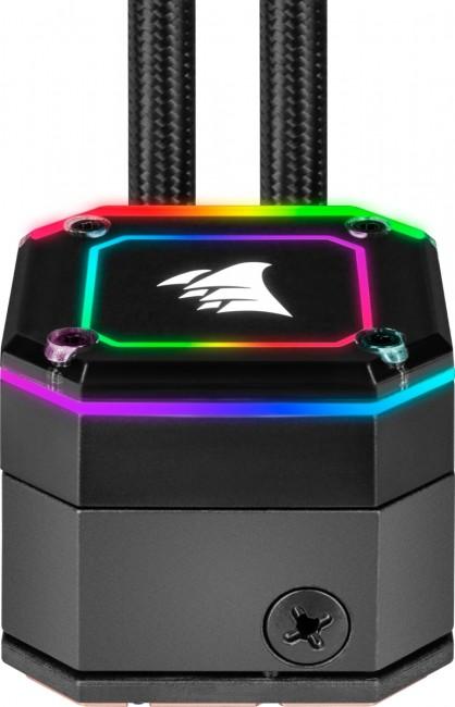 Corsair iCUE H100i ELITE CAPELLIX 240mm Radiator Dual 120mm ML RGB Fans Software Control Liquid CPU Cooler [CW-9060046-WW]