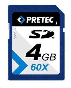 Secure Digital 4GB Pretec 60x [PCSD4GB]