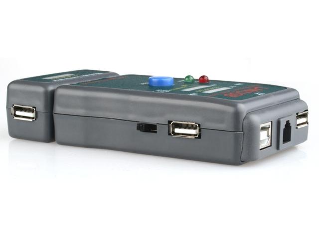 Gembird tester kabli RJ-45,RJ-11,UTP,STP,USB AA, AB [NCT-2]