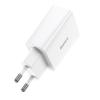 Baseus Quick Charge uniwersalna ładowarka (zasilacz) sieciowa 230V / 1xUSB-C (max. 5V 3A 20W) (biały) [CCFS-SN02]
