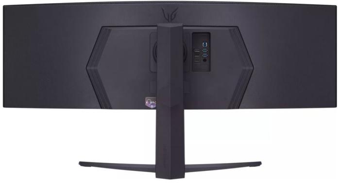 45’’ LG 45GR65DC-B (VA zakrzywiony, 5120x1440, 400, 1ms, HDR600, 200Hz) (2xHDMI 2.1, 1xDP 1.4, 2xUSB-A 3.0, 1xUSB-B 3.0) czarny