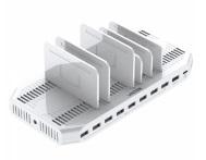 Unitek Charging Station (stacja ładowania) 8xUSB 2.4A 160W 2xQC 3.0 USB-C [Y-2190]