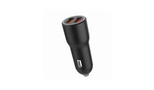 Gembird ładowarka samochodowa 2x USB QC3.0 36W (czarny) [TA-UC-A2QC36-CAR-01]