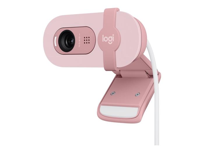 Logitech Brio 100 2MP 1080p (1920x1080) USB (różowy) [960-001623]