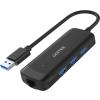 Unitek H1111A USB 3.0 Hub (3 x USB 3.0, Gigabit LAN RJ45)
