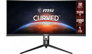 (29) 29.5 MSI Optix MAG301CR2 (VA zakrzywiony 1500R, 2560x1080, 300, 1ms, 103% sRGB, 200Hz) (2xHDMI 2.0, DP 1.2, USB-C) pivot, czarny