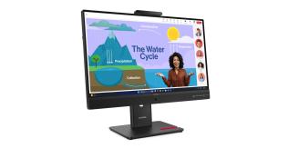 (24) 23.8 Lenovo ThinkVision T24D-4v (IPS, 1920x1080, 300, 5ms, 99%sRGB, 60Hz) (HDMI 1.4, DP 1.2, 2xUSB-A 3.0, USB-C 3.0 PD 15W) pivot, głośniki (2x5W), czarny [64B7UAT1EU]