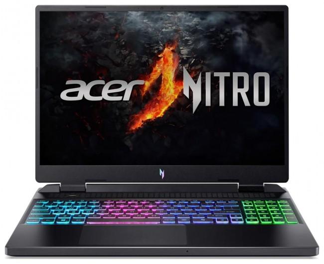Acer Nitro 16 AN16-42 [NH.QSLEP.002] 8-Core Ryzen 7 8845HS/16 2560x1600 matowa IPS 165Hz/16GB DDR5 (max 32GB)/1TB/RTX4070 8GB/pk RGB/2.65kg/brak systemu (czarny)