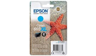 C13T03A24010 (603XL) - cyan, oryginalny wkład z atramentem Epson, 3,4 ml, 150 stron (Epson XP-2100 XP-2105 XP-2150 XP-2155 XP-3100 XP-3105 XP-3150 XP-3155 XP-4100 XP-4105, XP-4105 XP-4150)