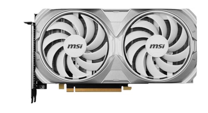 GeForce PCI-E RTX4070 Super MSI 12GB GDDR6X Ventus 2X White OC [GeForce RTX 4070 SUPER 12G VENTUS 2X WHITE OC] (1xHDMI 2.1a, 3xDP 1.4a) (192-bit, PCI-E 4.0)