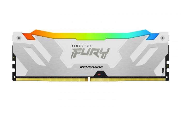 DDR5 16GB 6400 MHz Kingston Fury Renegade White RGB CL32 1.4V [KF564C32RWA-16]