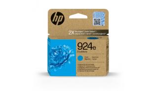 4K0U7NE (924e) - cyan, oryginalny wkład z atramentem HP, 800 stron (HP OfficeJet Pro 8122e, 8124e, 8125e, 8132e, 8134e, 8135e)