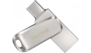 SanDisk Ultra Dual Drive Luxe 32GB USB-A/USB-C (150MB/s) (srebrny) [SDDDC4-032G-G46]