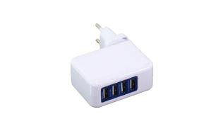 Uniwersalna ładowarka sieciowa 230V / 4xUSB (5V, 2A) [PLP47B]