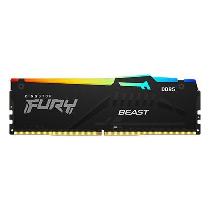 DDR5 8GB 6000 MHz Kingston Fury Beast RGB EXPO AMD, XMP 3.0 CL36 36-38-38 1.35V [KF560C36BBEA-8]