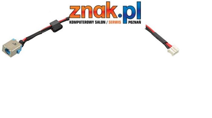 Gniazdo zasilania LPS119 z kablem do wtyczki 5.5x1.7mm do notebooków Acer Aspire 5741, 5551, 5742, 5741Z, Gateway NV53