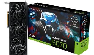GeForce RTX5070 Gainward 12GB GDDR7 Python III [NE75070019K9-GB2050T] (1xHDMI 2.1b, 3xDP 2.1b) (192-bit, PCIe 5.0)