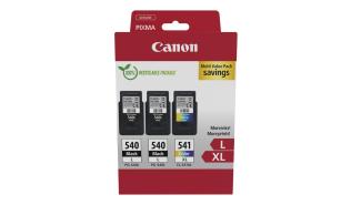 2xPG-540L + CL-541XL (5224B017) - czarny i kolorowy (Canon Pixma MG2150, MG3550, MX375, MX395, MG2250, MG3650, MX435, MX455, MG3650S, MX475, MG3130, MX525, MG3150, MX535, MG3250, TS5150, MG3550)