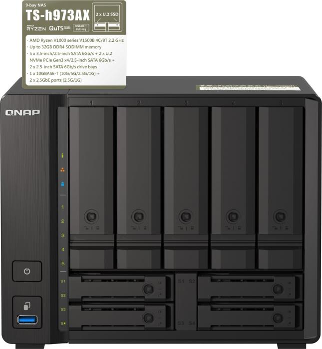 Serwer plików NAS QNAP TS-H973AX-32G