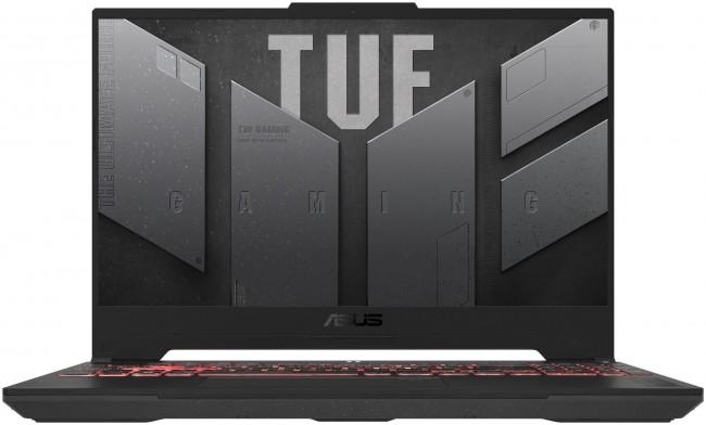 Asus TUF Gaming A15 [FA507NV-LP025] 6-Core Ryzen 5 7535HS/15.6 1920x1080 matowa IPS 144Hz/16GB DDR5 (max 64GB)/512GB+wolne M.2/RTX4060 8GB/pk RGB/2.2kg/brak systemu (czarny)