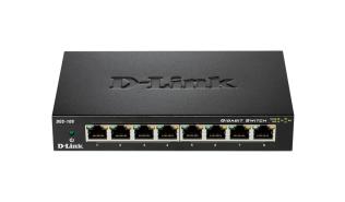 D-Link Gigabit Metal Housing Desktop Switch 10/100/1000 Mbit/s 8-port [DGS-108/E]