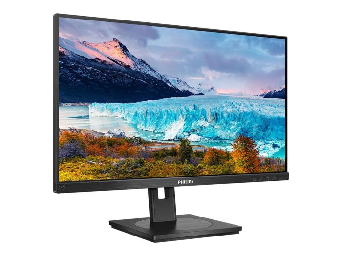 27’’ Philips 272S1AE/00 (IPS WLED, 1920x1080, 250, 4ms, 102% sRGB, 75Hz) (VGA, DVI, HDMI 1.4, DP 1.2) głośniki, czarny