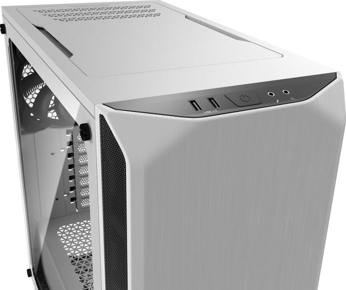 be quiet! Pure Base 500 Window White ATX Midi z oknem (szkło hartowane) (2xUSB 3.2 Gen1) (5x2.5, 2x3.5/2.5) [BGW35]